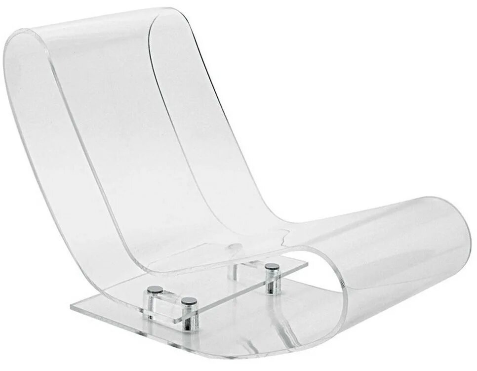 LCP Lounge Chair In Crystal by Kartell Furniture Chairs